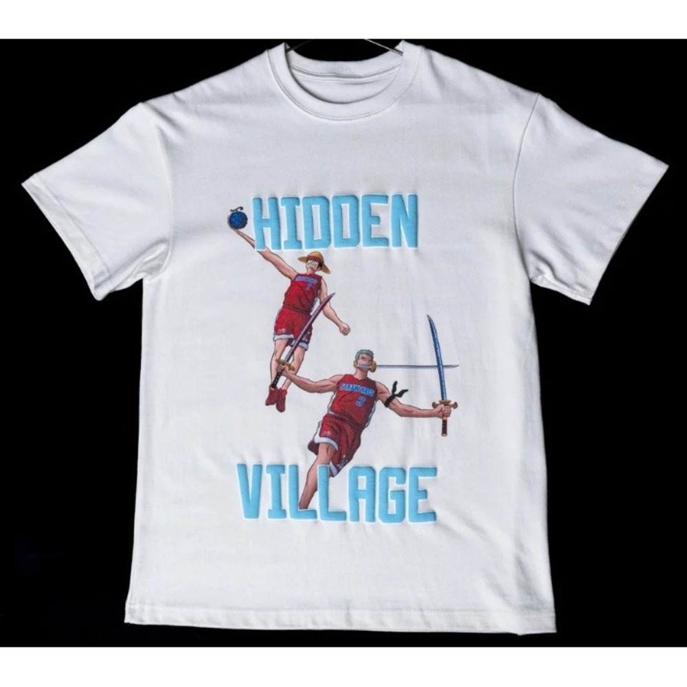 Hidden Village Studios Faith T Shirt One Piece Anime Straw Hat Pirates White XL